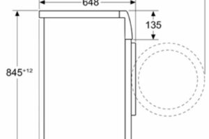Máy giặt Bosch WGB256A40 10kg Series 8 4 kich thuoc may giat bosch wgb256a40 10kg series 8