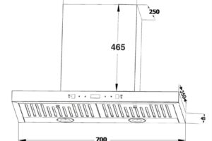 kich thuoc may hut mui am tu chefs eh r908e3t