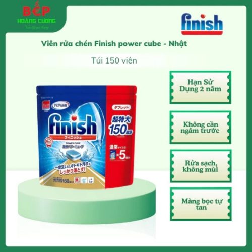 Đang chờ ảnh sản phẩm Viên Rửa chén Finish Nội Địa Nhật Power Cube 100 viên