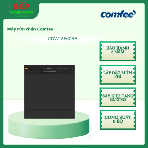 Máy rửa chén Comfee CDW-8F60RB - Công suất 10 bộ, Bảo hành 2 năm
