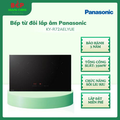 Bếp từ Panasonic KY-R72AELYUE, Bảo hành 3 năm, công suất 3500W