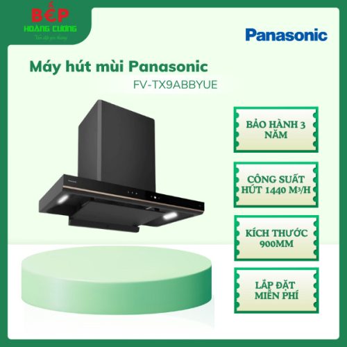 Máy hút mùi Panasonic FV-TX9ABBYUE, Kích thước 900mm, Thiết kế chữ T sang trọng