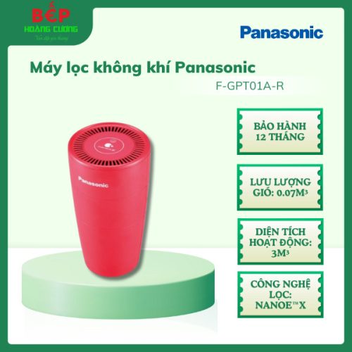 Máy lọc không khí Panasonic F-GPT01A, Dùng cho ô tô, Bảo hành 12 tháng