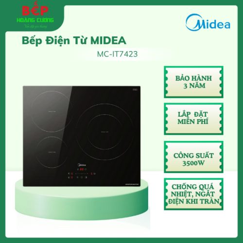 BẾP TỪ MIDEA MC-IT7423, Tổng 7400W, Lắp Đặt Miễn Phí