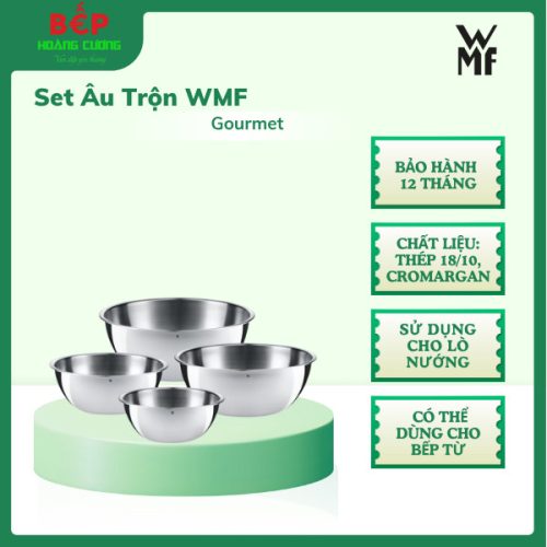 Set Âu Trộn Nhà Bếp WMF Gourmet, Dùng Được Trên Bếp Từ, Bảo Hành 12 Tháng