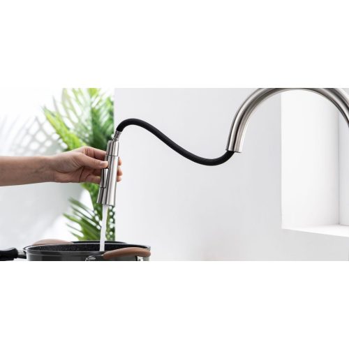 Vòi Rửa Bát Kluger KLF0008SC, Hợp kim đồng, Dây cấp Neoperl Thụy Sỹ, điều chỉnh nóng/lạnh 14 vn 11134207 7ras8 md9tp2du20fh21