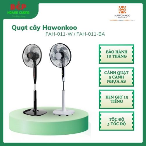 Quạt Hawonkoo FAH-011-BA 3 Chế Độ Gió – Hoạt Động Êm – Đảo Gió 120° – Bền Bỉ