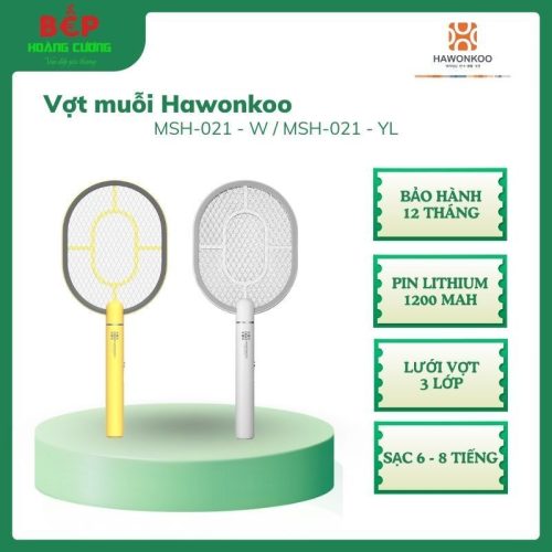 Vợt Muỗi Hawonkoo MSH-021-YK-TACK-TACK – Công Nghệ Lưới 3 Lớp – Sử Dụng Liên Tục 3 Tháng