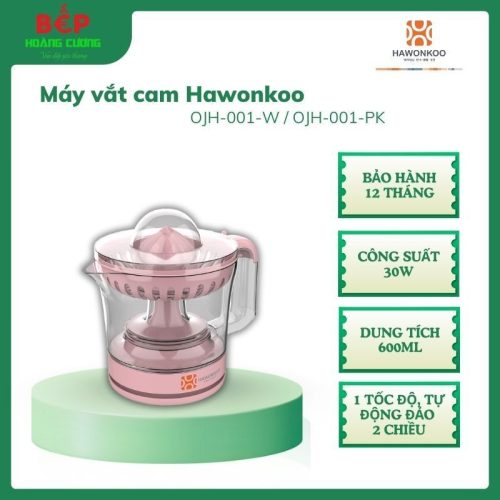 Máy Vắt Cam Hawonkoo OJH-001-W – 2 Cối Vắt Linh Hoạt – Tự Động Đảo Chiều – Chính Hãng