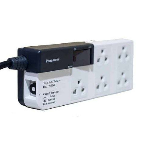 Ổ cắm có dây Panasonic WCHG28352, 5 ổ cắm, 1 công tắc, dây dài 3m 9 Ổ cắm có dây Panasonic WCHG28352, 5 ổ cắm, 1 công tắc, dây dài 3m - Ảnh 7