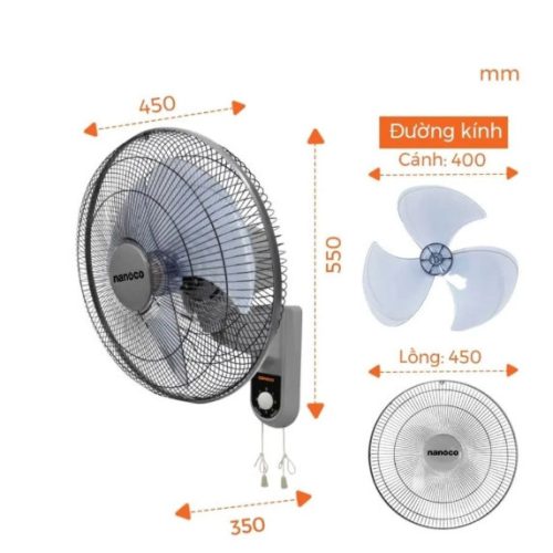 Quạt treo tường Nanoco NWF1611BL/NWF1611G/NWF1611BE, 47W 17 vn 11134275 7ras8 mc1g5k7khivp74