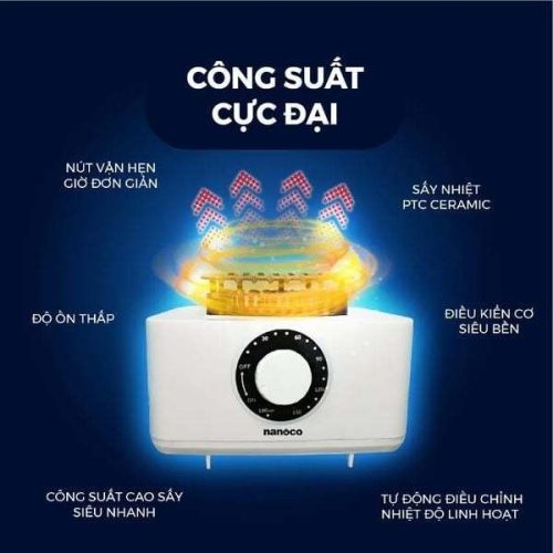Tủ sấy quần áo Nanoco NCD2207, Sức chứa ≤ 50kg, Bảo hành 12 tháng - CHB 10 vn 11134275 7ras8 mc1g5laey1ka90