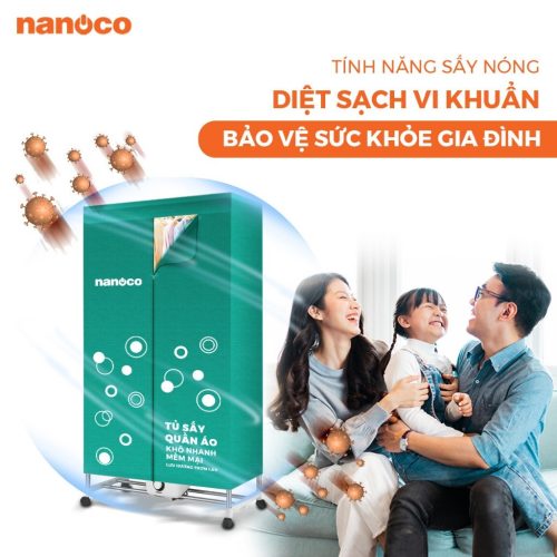 Tủ sấy quần áo Nanoco NCD1502, Công suất 1500W, Sức chứa ≤ 20kg 10 vn 11134275 7ras8 mc1g5lrc7wt19f