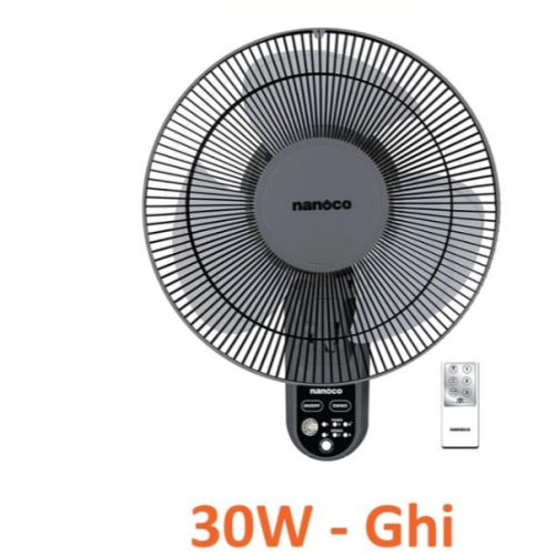 Quạt treo tường Nanoco NWF1219RC-GR, 30W, Bảo hành 12 tháng 9 vn 11134275 7ras8 mc1xmnkitgni6e