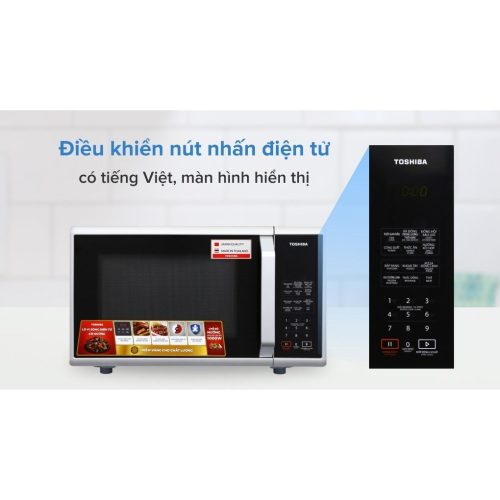 Lò vi sóng Toshiba ER-SGS23(S1)VN 23L, 2 chương trình nướng kết hợp 13 vn 11134275 7ras8 mcllkiec64kte6