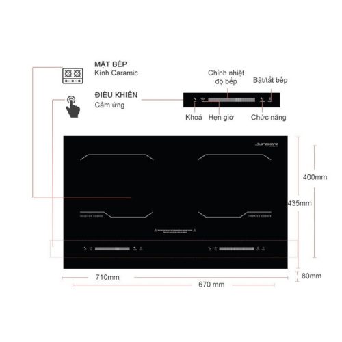 Bếp Điện Junger MK-24 – 2 Vùng Nấu – Ceramic Dễ Vệ Sinh – Ngắt Tự Động – Lắp Âm Sang Trọng 17 vn 11134275 7ras8 mdjr7m1al0a989