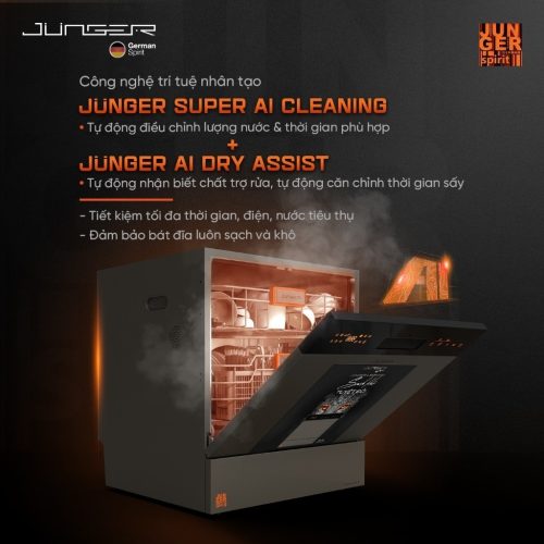 Máy rửa bát Junger Leopard DWJ-133-MS, Sấy Khô Tuyệt Đối, Tiệt trùng bằng tia UV 15 vn 11134275 7ras8 mdjr7mkfue9d6d