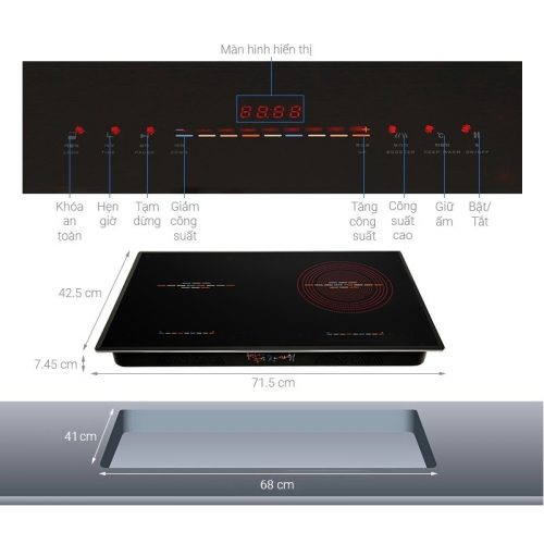 Bếp Điện Đôi Hawonkoo CEH-201-IF – Mặt Kính Ceramic – Công Suất 4200W – Cảm Ứng Slider 17 vn 11134275 7ras8 mdmz0quls2it13