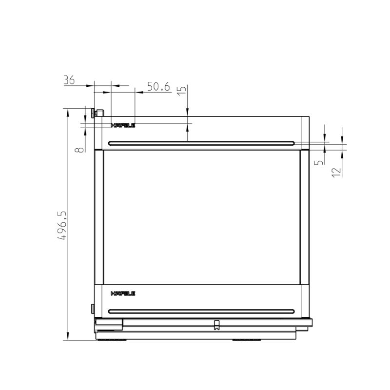 Kệ đựng gia vị Hafele 545.14.323 5 Kích thước kệ đựng gia vị Hafele 545.14.323